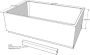 Xenz PS Baddrager t.b.v. Principe Rechts 180x80 cm - Thumbnail 1