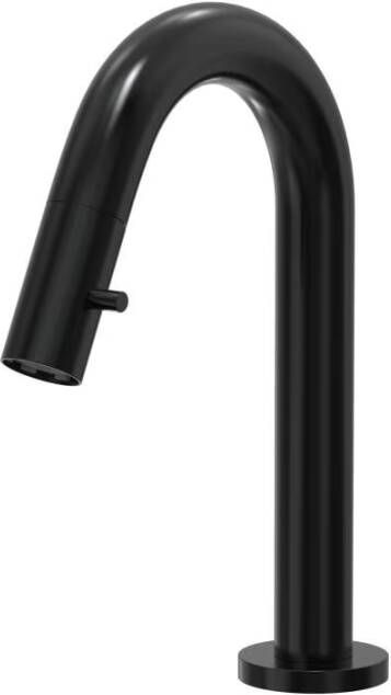 Xenz Duero Plus fonteinkraan 11 cm opbouw rond mat zwart