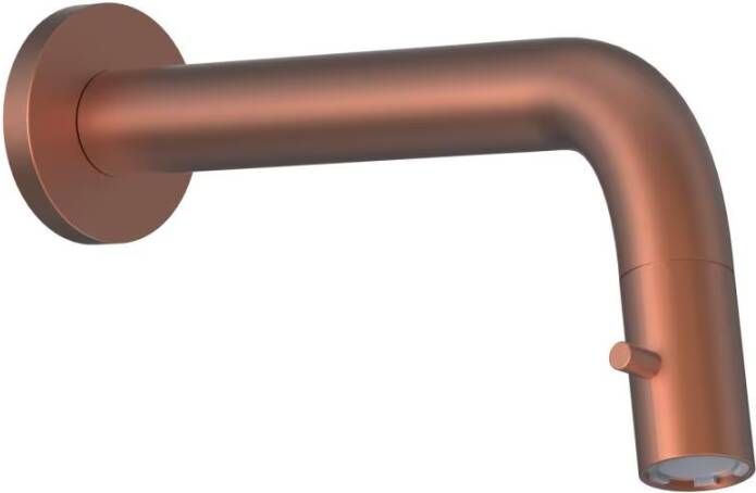 Xenz Duero Plus wandfonteinkraan 18 cm inbouw inkortbaar koper oud