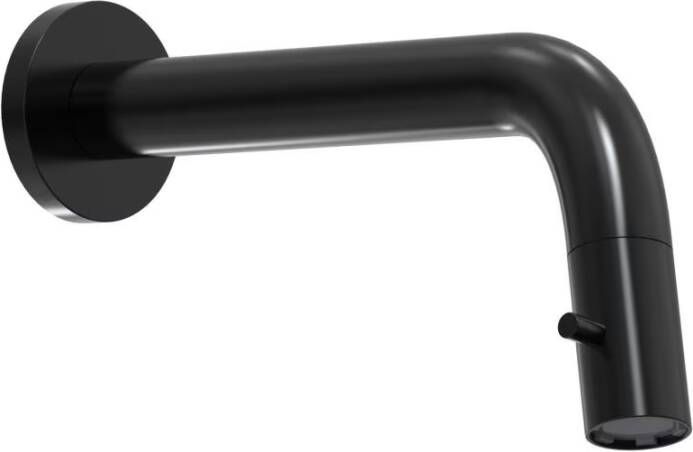 Xenz Duero Plus wandfonteinkraan 18 cm inbouw inkortbaar mat zwart