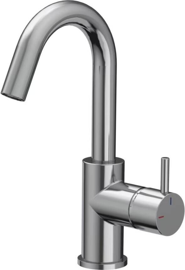 Xenz Duero Plus wastafel mengkraan 18 cm opbouw rond chroom