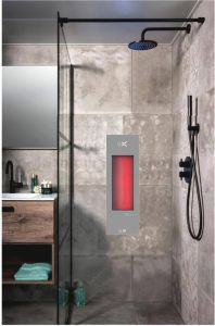 Xenz Feel Good Shower IR-M infrafood inbouw 68x20 cm grijs