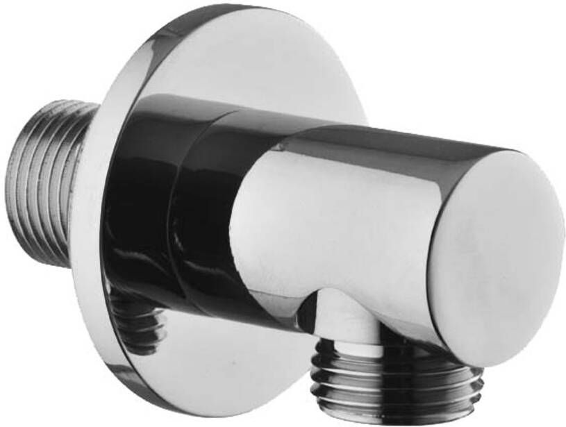 Xenz Pure wand aansluiting doucheslang inbouw rond chroom