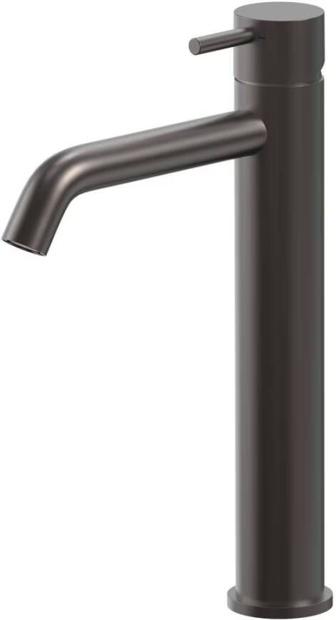 Xenz Wastafelkraan Duero | Opbouw | Mengkraan | Hoog model | Grafiet PVD