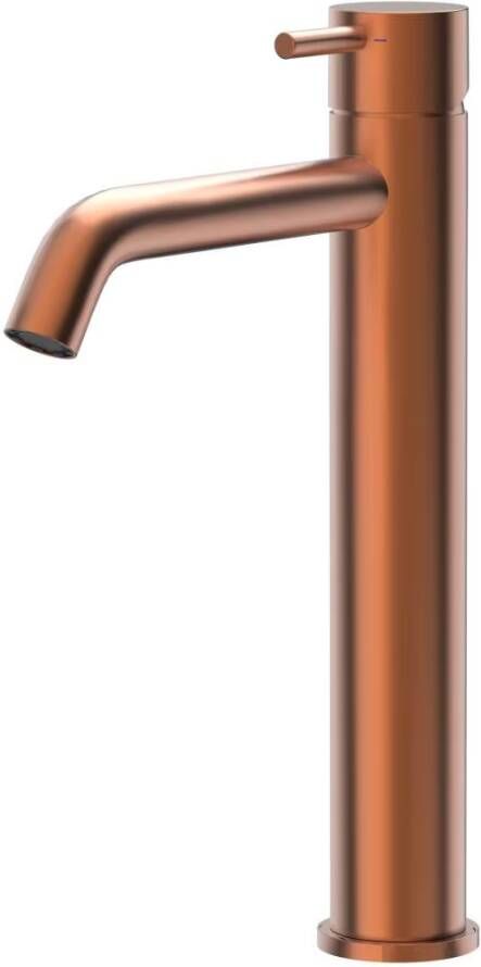 Xenz Wastafelkraan Duero | Opbouw | Mengkraan | Hoog model | Oud koper