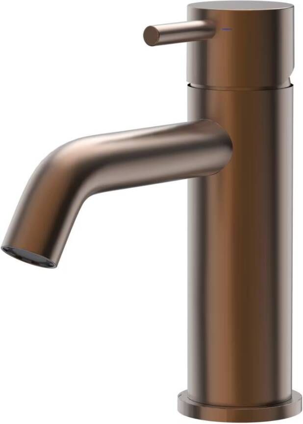 Xenz Wastafelkraan Duero | Opbouw | Mengkraan | Standaard model | Brons geborsteld PVD coating