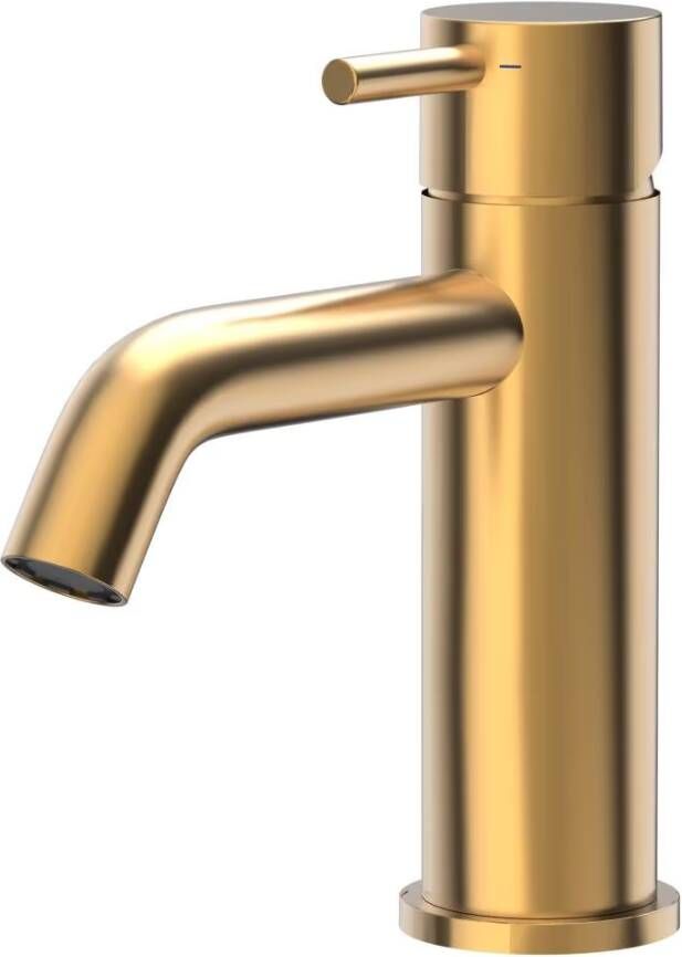 Xenz Wastafelkraan Duero | Opbouw | Mengkraan | Standaard model | Goud geborsteld