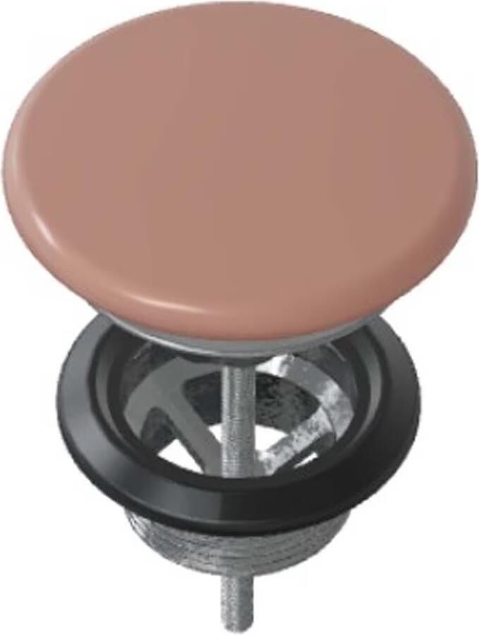 Xenz Afvoerplug Rosa | 5 4" | Click waste | Keramiek | Rond | Rose - Foto 3