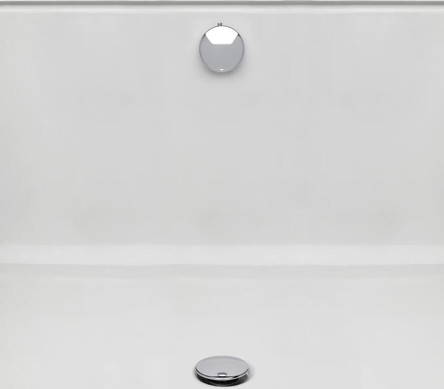 Xenz Badafvoer Pure | Overloop combinatie | Draaiknop | Rond | Chroom - Foto 2