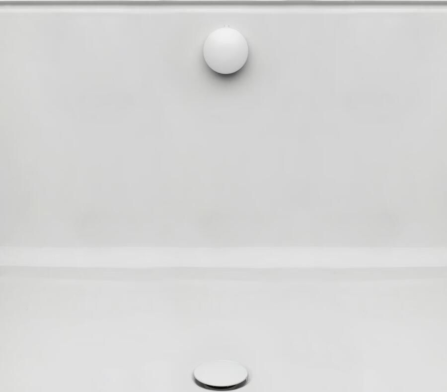 Xenz Badafvoer Pure | Overloop combinatie | Draaiknop | Rond | Wit mat - Foto 3