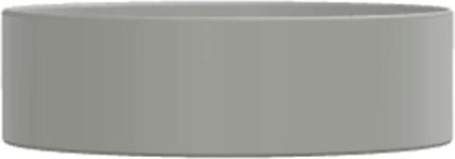 Xenz Coco waskom rond 40 cm keramiek grijs mat - Foto 3