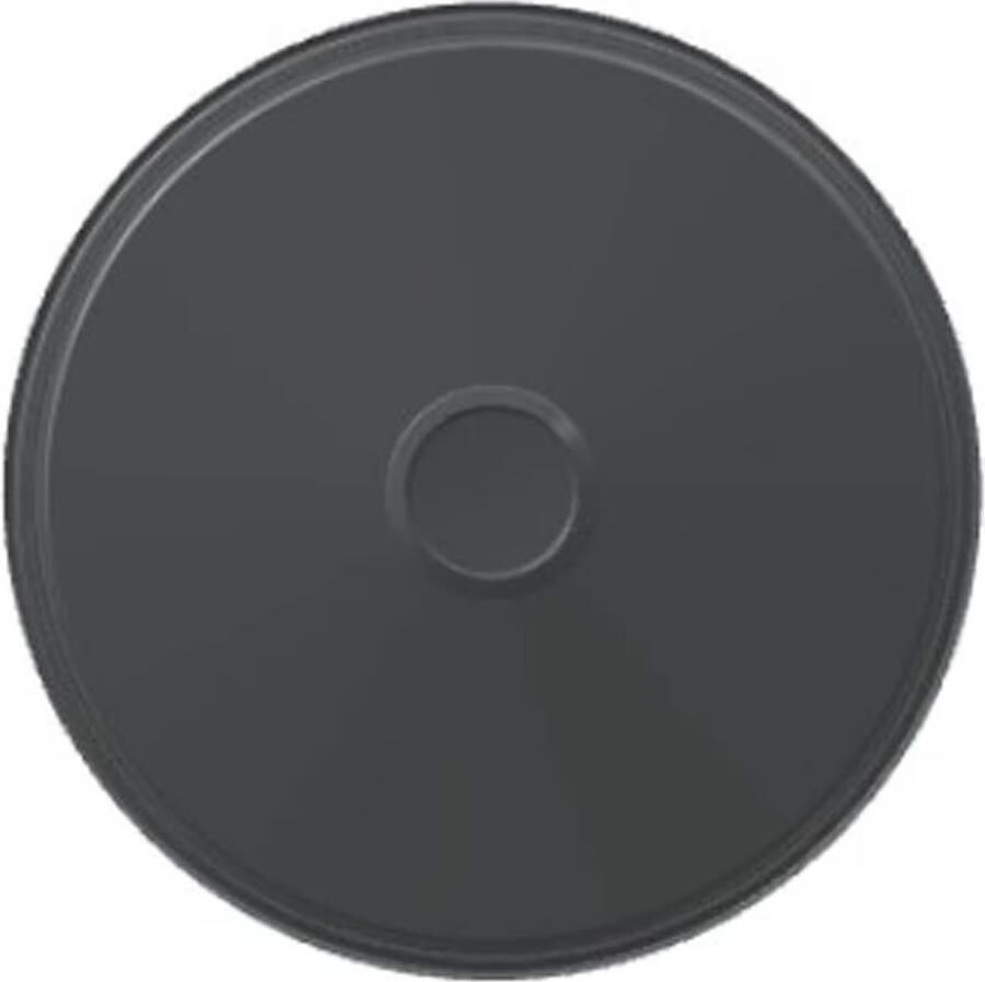 Xenz Coco waskom rond 40 cm keramiek zwart mat