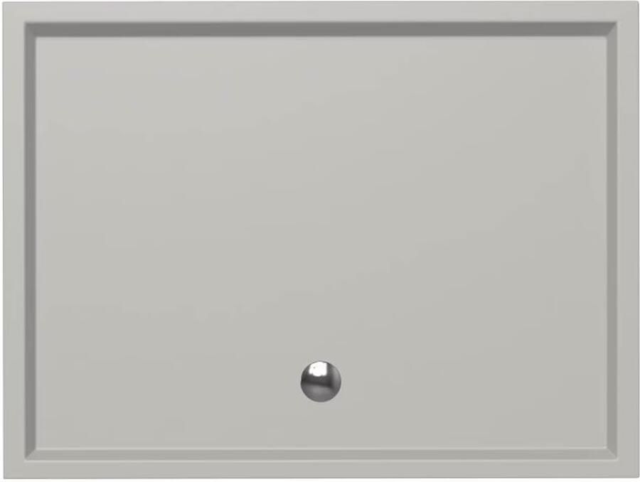 Xenz Douchebak Mariana | 120x90x4 cm | Incl.Afvoersifon-Chroom | Acryl | Rechthoekig | Cement mat - Foto 2
