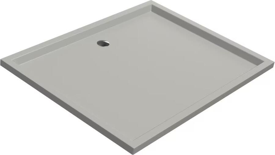 Xenz Douchebak Mariana | 130x100x4 cm | Incl.Afvoersifon-Chroom | Acryl | Rechthoekig | Cement mat - Foto 3