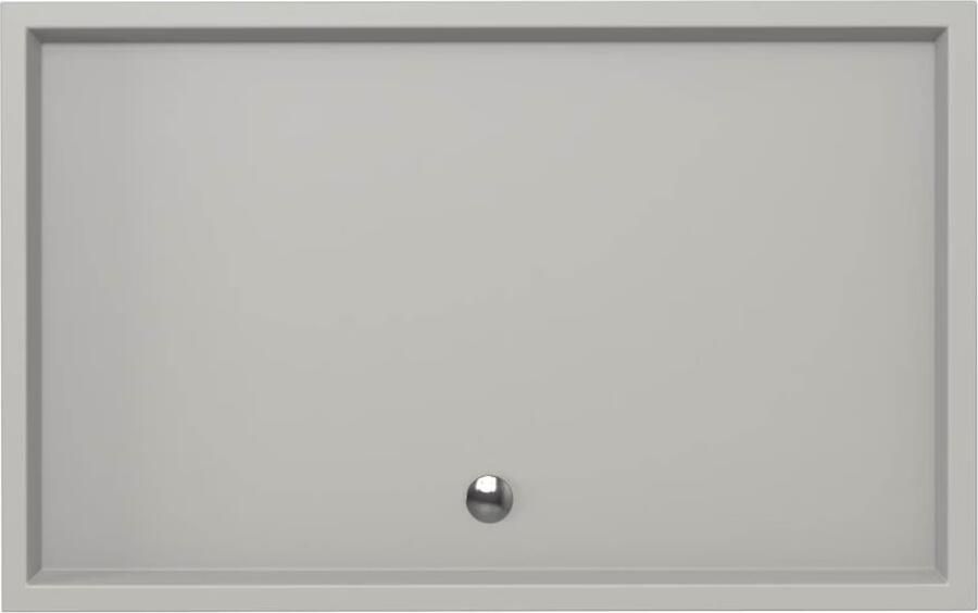 Xenz Douchebak Mariana | 160x100x4 cm | Incl.Afvoersifon-Chroom | Acryl | Rechthoekig | Cement mat - Foto 3