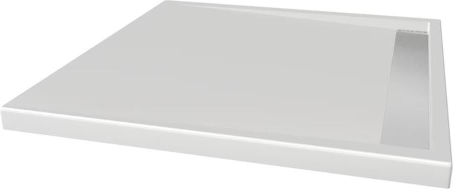 Xenz Douchevloer Easy Tray | 100x100 cm | Incl.Gootcover en Afvoersifon | Acryl | Vierkant | Wit glans - Foto 7