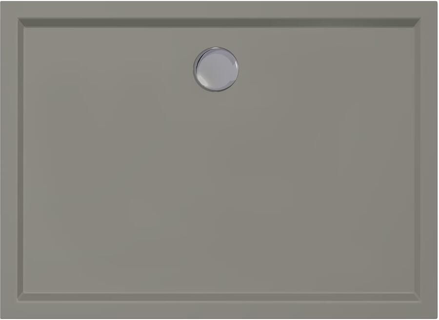 Xenz Douchebak Mariana | 150x100x4 cm | Incl.Afvoersifon-Chroom | Acryl | Rechthoekig | Cement mat - Foto 2