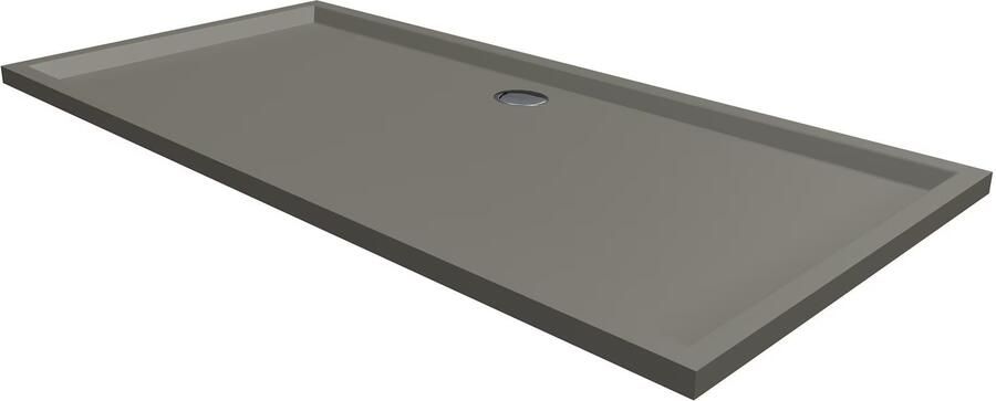 Xenz Douchebak Mariana | 170x80x4 cm | Incl.Afvoersifon-Chroom | Acryl | Rechthoekig | Cement mat - Foto 3