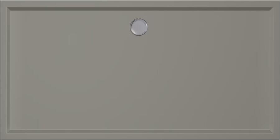 Xenz Douchebak Mariana | 170x80x4 cm | Incl.Afvoersifon-Chroom | Acryl | Rechthoekig | Cement mat - Foto 2