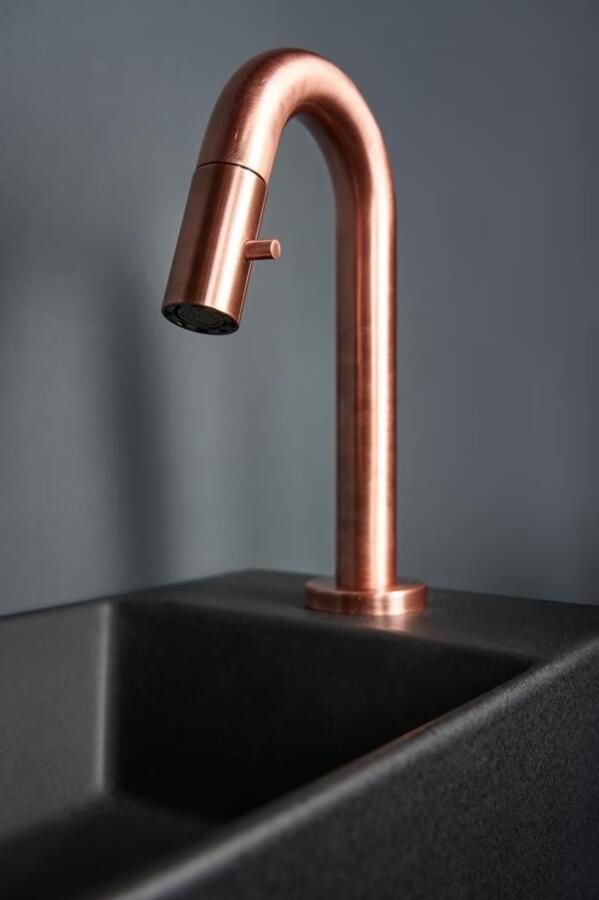 Xenz Duero Plus fonteinkraan 11 cm opbouw rond oud koper - Foto 2