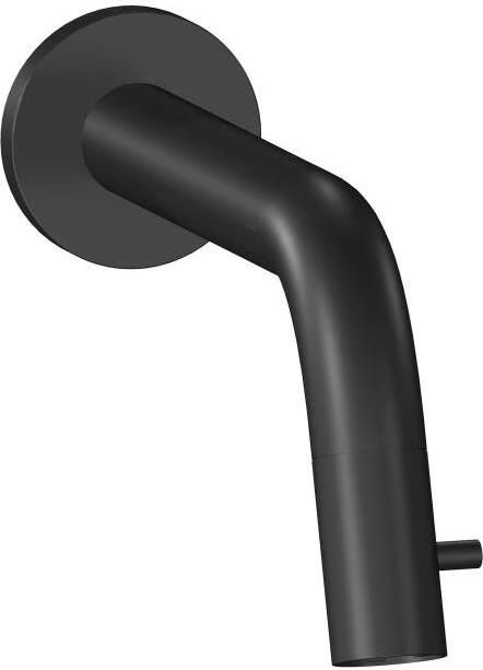 Xenz Duero Plus wandfonteinkraan 18 cm inbouw inkortbaar mat zwart