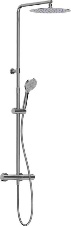 Xenz Duero regendouche set thermostaatkraan 2-weg messing chroom - Foto 3