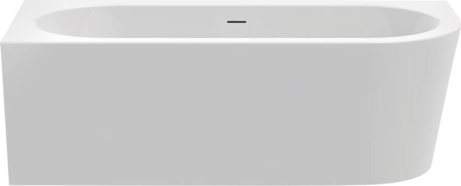 Xenz Half-vrijstaand bad Charley | 180x80 cm | Links | Incl.Badafvoer-Glans wit | Sleuf overloop | Acryl | Glans wit - Foto 3