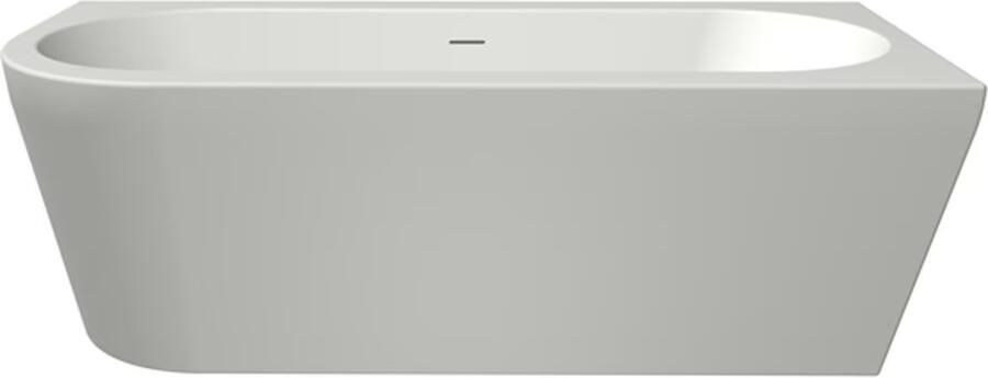 Xenz Half-vrijstaand bad Charley | 180x80 cm | Rechts | Incl.Badafvoer-Mat wit | Sleuf overloop | Acryl | Mat wit - Foto 3