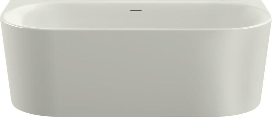 Xenz Half-vrijstaand bad Fay | 180x80 cm | Incl.Badafvoer-Mat wit | Sleuf overloop | Acryl | Mat wit - Foto 3