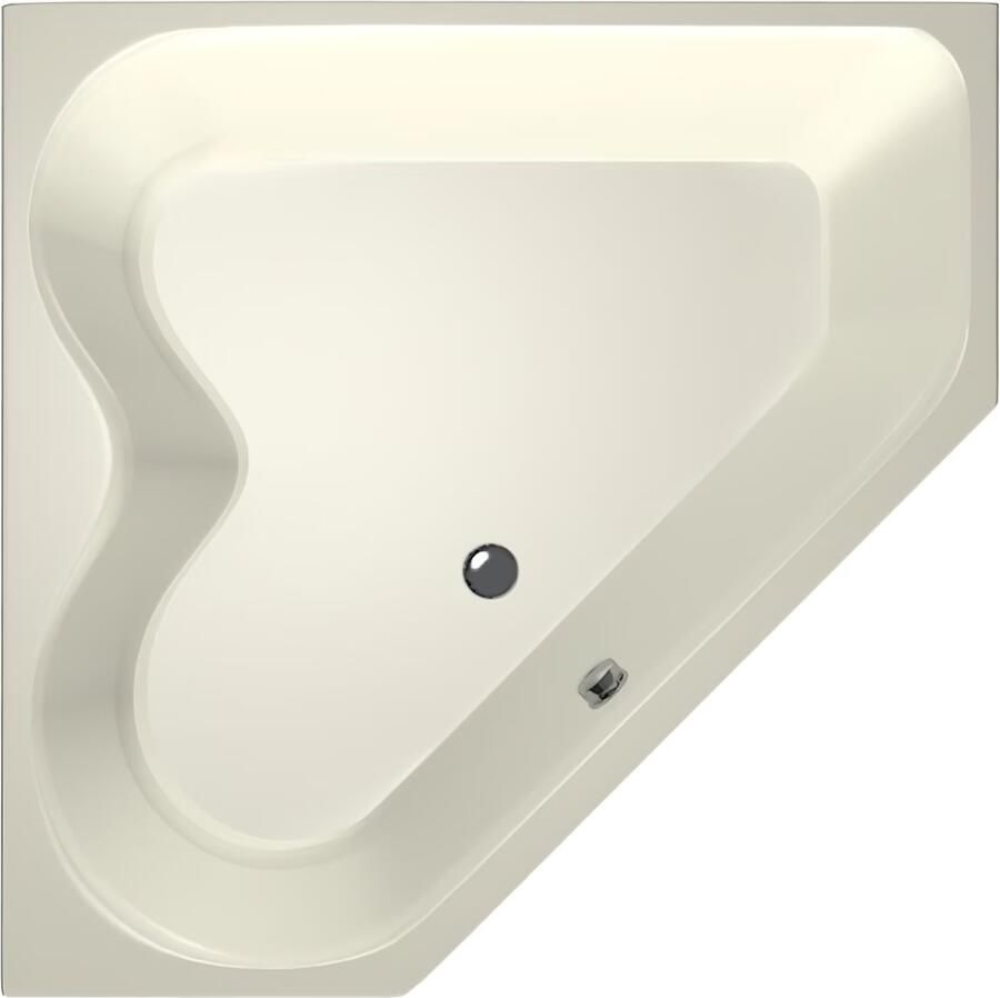 Xenz Ligbad Inbouw Cyprus Hoekbad 1-2 Persoons Duobad 145x145x50cm Acryl Pergamon Hoogglans met Poten - Foto 2