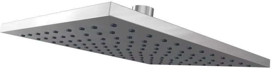 Xenz Basic Regendouche vierkant messing 25x25 cm chroom 7571-51 - Foto 2