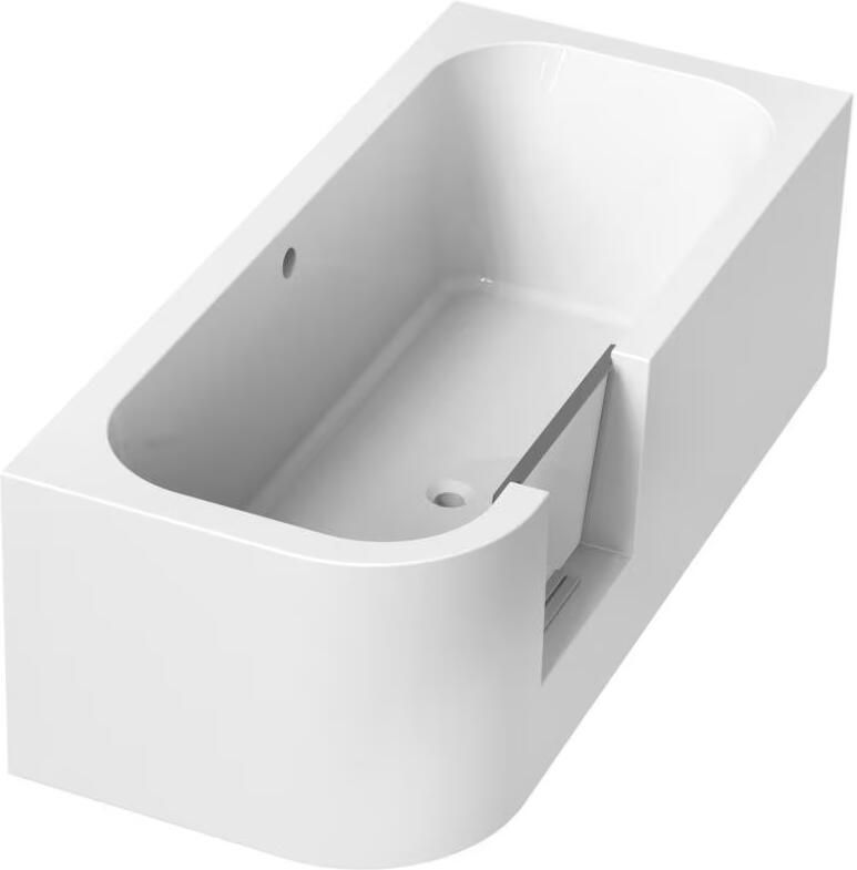 Xenz Inloop douchebad Go! | Rechts | 180x80 cm | Acryl | Excl.Afvoer | Glans wit - Foto 2