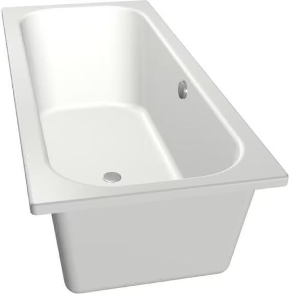 Xenz Ligbad Aruba | Inbouw | 170x75 cm | Incl.Badafvoer | Met overloop | Acryl | Glans wit - Foto 2