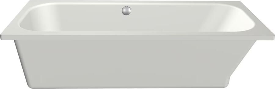 Xenz Ligbad Inbouw Aruba Rechthoek 1-2 Persoons Duobad 80x190x45cm Acryl Edelweiss Mat met Poten - Foto 6