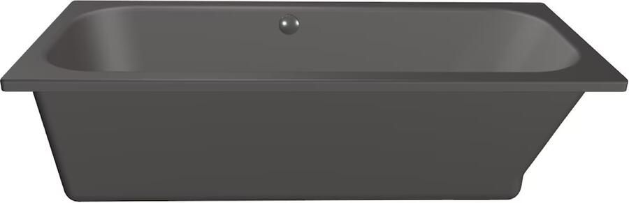 Xenz Ligbad Inbouw Aruba Rechthoek 1-2 Persoons Duobad 75x170x45cm Acryl Antraciet Mat met Poten - Foto 4