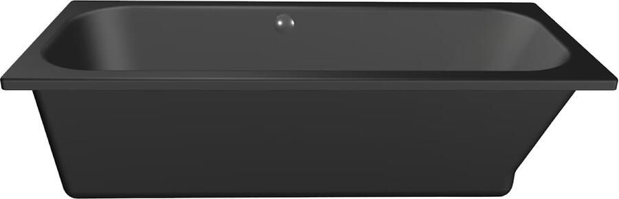 Xenz Ligbad Inbouw Aruba Rechthoek 1-2 Persoons Duobad 75x170x45cm Acryl Ebony Zwart Mat met Poten - Foto 7