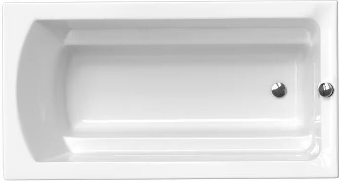 Xenz Ligbad Inbouw Bodysize Rechthoek 1-2 Persoons Duobad 90x170x45cm Acryl Wit Hoogglans met Poten - Foto 4