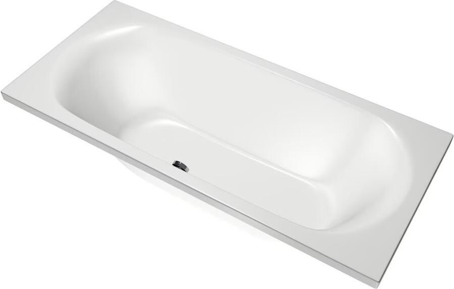 Xenz Ligbad Cuba | Inbouw | 180x80 cm | Incl.Badafvoer | Met overloop | Acryl | Glans wit - Foto 2