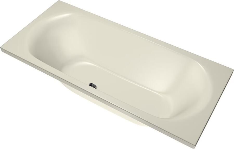 Xenz Ligbad Cuba | Inbouw | 180x80 cm | Incl.Badafvoer | Met overloop | Acryl | Pergamon glans - Foto 2