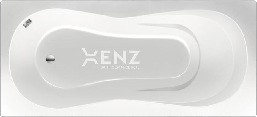 Xenz Ligbad Curacao | Inbouw | 175x80 cm | Incl.Badafvoer | Met overloop | Acryl | Glans wit - Foto 3