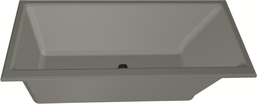 Xenz Ligbad Kristal | Inbouw | 160x75 cm | Incl.Badafvoer | Met overloop | Acryl | Cement mat - Foto 3