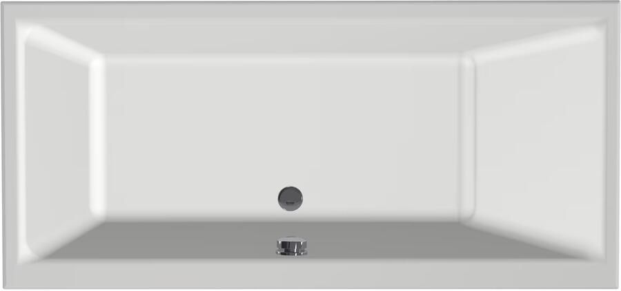 Xenz Ligbad Kristal | Inbouw | 160x75 cm | Incl.Badafvoer | Met overloop | Acryl | Glans wit - Foto 4