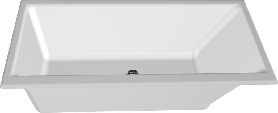 Xenz Ligbad Kristal | Inbouw | 160x75 cm | Incl.Badafvoer | Met overloop | Acryl | Glans wit - Foto 3