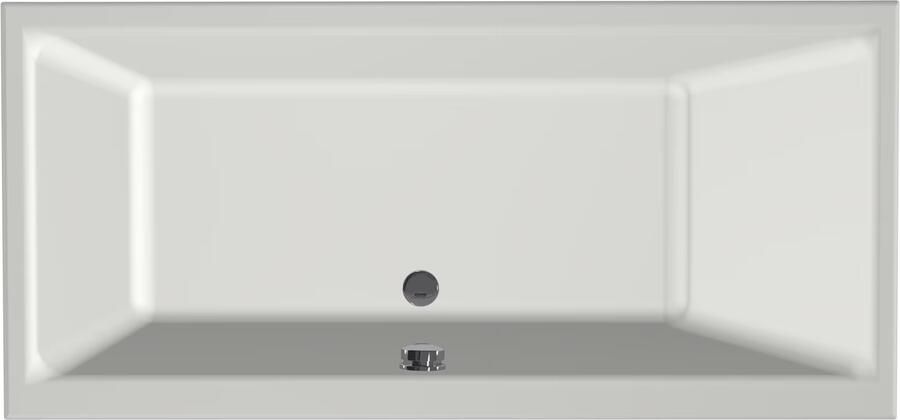 Xenz Ligbad Kristal | Inbouw | 160x75 cm | Incl.Badafvoer | Met overloop | Acryl | Mat wit - Foto 3