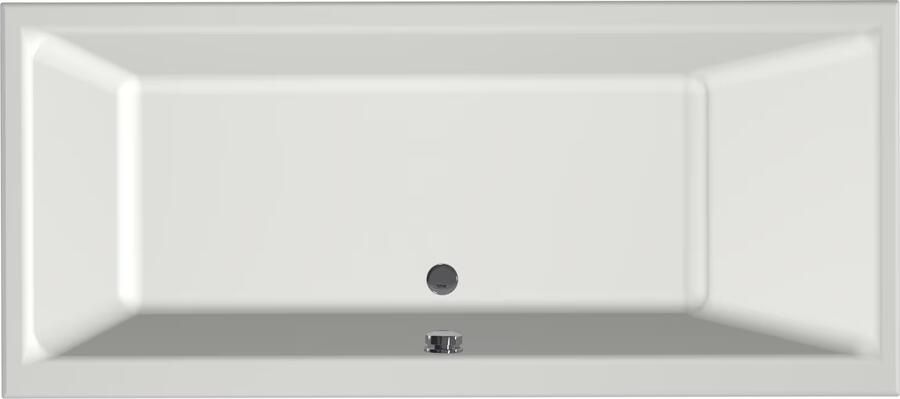 Xenz Ligbad Kristal | Inbouw | 170x75 cm | Incl.Badafvoer | Met overloop | Acryl | Mat wit - Foto 4