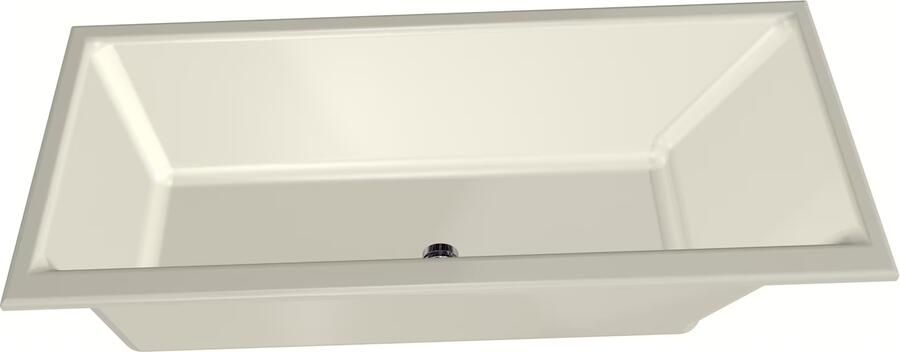 Xenz Ligbad Kristal | Inbouw | 170x75 cm | Incl.Badafvoer | Met overloop | Acryl | Pergamon glans - Foto 2