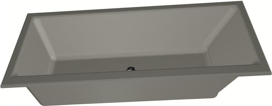 Xenz Ligbad Kristal | Inbouw | 180x80 cm | Incl.Badafvoer | Met overloop | Acryl | Cement mat - Foto 5