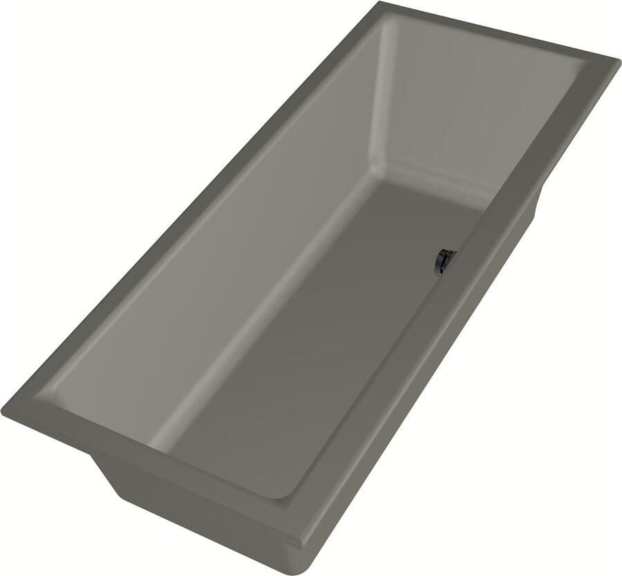 Xenz Ligbad Kristal | Inbouw | 180x80 cm | Incl.Badafvoer | Met overloop | Acryl | Cement mat - Foto 3