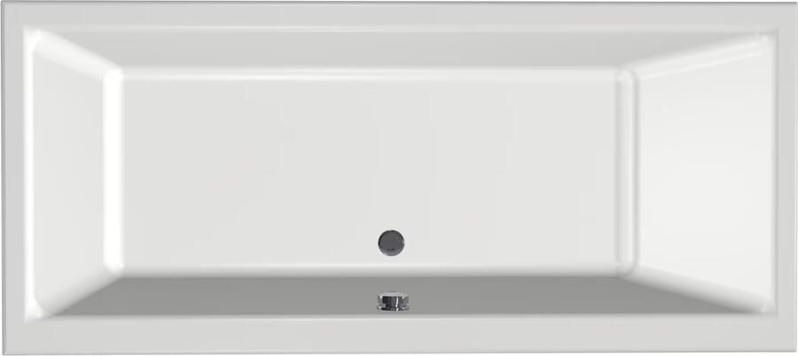 Xenz Ligbad Kristal | Inbouw | 180x80 cm | Incl.Badafvoer | Met overloop | Acryl | Glans wit - Foto 3