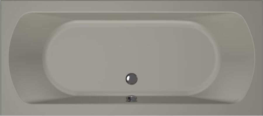 Xenz Ligbad Inbouw Lagoon Rechthoek 1-2 Persoons Duobad 75x170x50cm Acryl Cement Mat met Poten - Foto 5